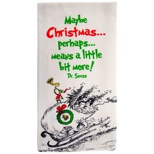 Meaning Of Christmas Grinch Kitchen Towel